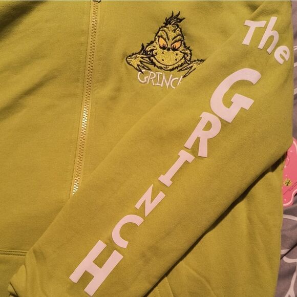 Dr. Seuss The Grinch Fleece Jacket - Picture 3 of 5